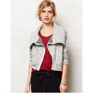 Anthropologie Dolan Sweater Knit Moto Jacket